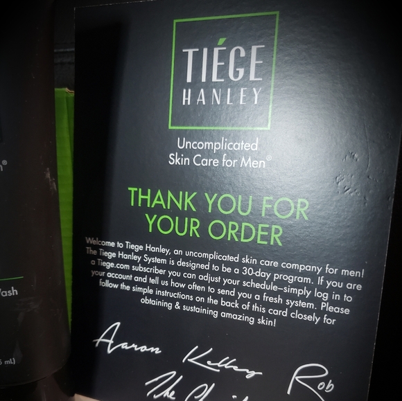 NIB TIE'GE HANGLEY 30 DAY UNCOMPLICATED COMPLETE SKINCARE REGIMEN FOR MEN - Picture 2 of 10